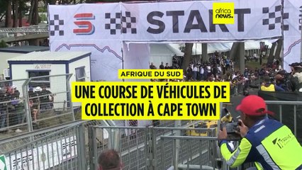 Afrique du Sud : une course de véhicules de collection à Cape Town
