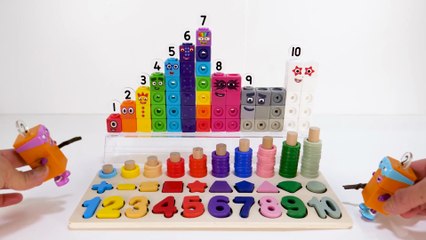 Rescuing Numberblocks with Number Puzzle! The Terrible Twos Attack!