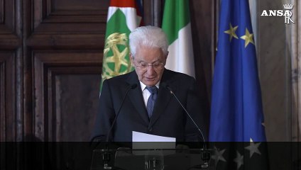 Mattarella: "In epoca di guerra, la ricerca non ammette frontiere"