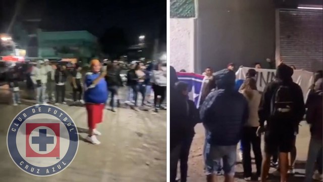 Aficionados de Cruz Azul se manifiestan en Fiscalía CDMX tras muerte de Rodrigo Mondragón, quien asistió a partido de La Máquina contra Rayados