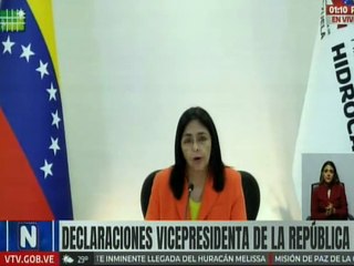 Vpdta. Rodríguez denunció operación de falsa bandera que pretende escalar agresión de EE. UU.