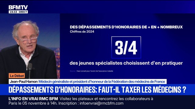 Dépassements d'honoraires médicaux: pour le médecin Jean-Paul Hamon, le bon sens ce serait d'adapter les tarifs au coût de la pratique