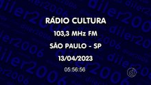 Hino Nacional Brasileiro - Rádio Cultura SP (13/04/2023)