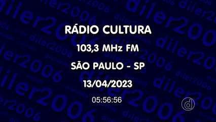 Hino Nacional Brasileiro - Rádio Cultura SP (13/04/2023)