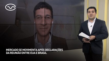 Mercado se movimenta após declarações da reunião entre EUA e Brasil