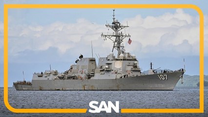 US warship docks in Caribbean as Trump eyes strikes on Venezuela, Colombia