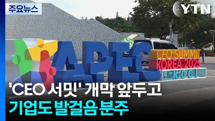 'CEO 서밋' 개막 앞두고...기업도 발걸음 분주 / YTN