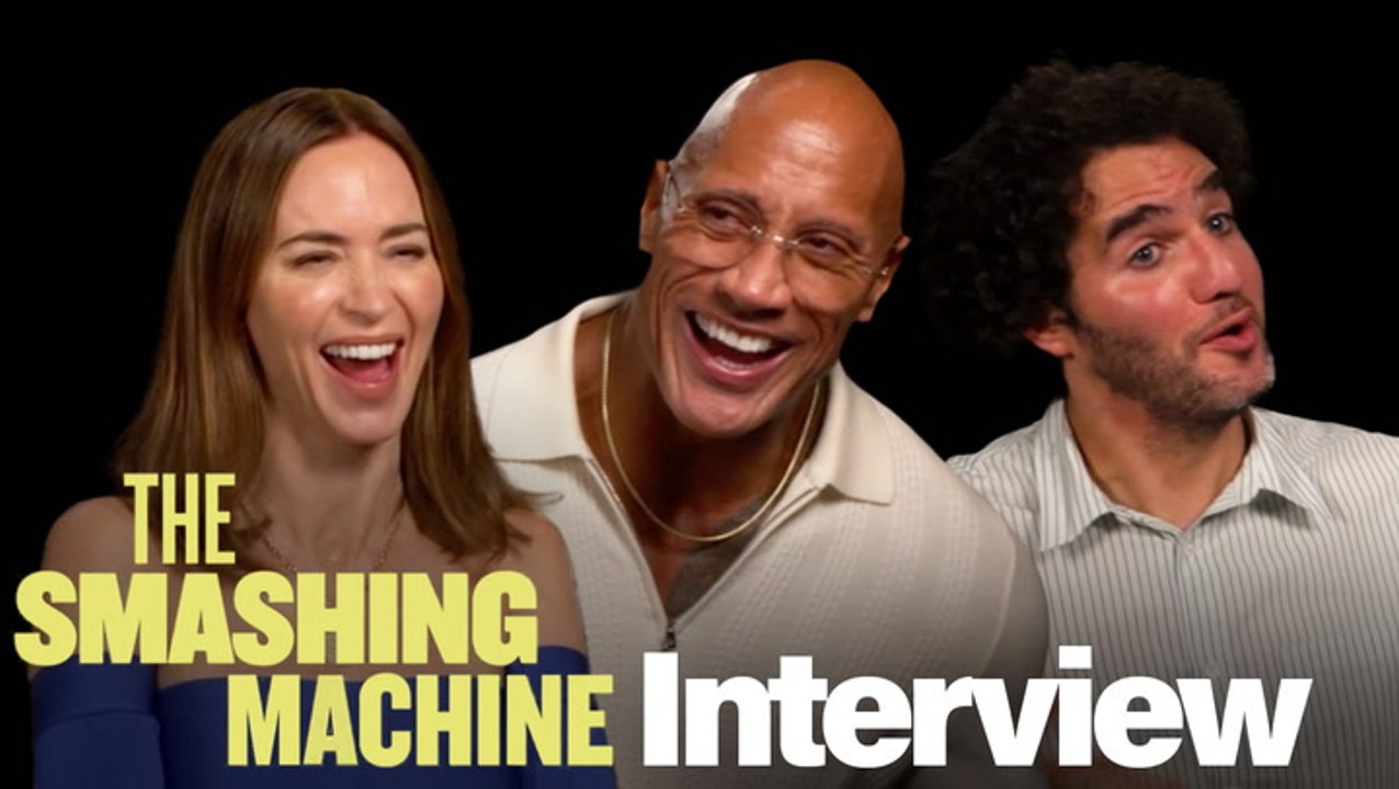 'The Smashing Machine' Interviews With Emily Blunt, Dwayne Johnson And Benny Safdie
