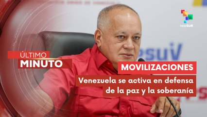 Jornadas de movilización nacional se mantienen activas en defensa del país