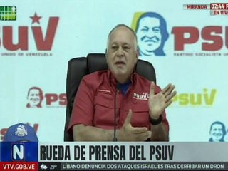 Sec. Gral. PSUV: Debemos predicar la paz siempre, es el consenso más estimado por los venezolanos