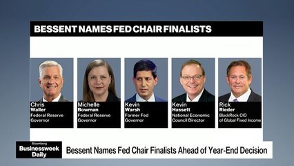 Bessent Names Fed Chair Finalists Ahead of Year End Decision