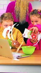 🥓 Parents to the Rescue! Breakfast + Tech Support = Chaos 😂 Tag a parent who’d do this!