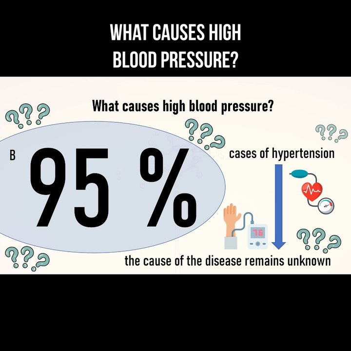 What causes high blood pressure?