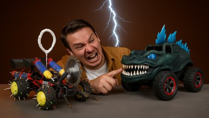 🚨 LEVEL 100 DIY Monster Car vs Kong Cars – The ULTIMATE Showdown! 🏎️💥