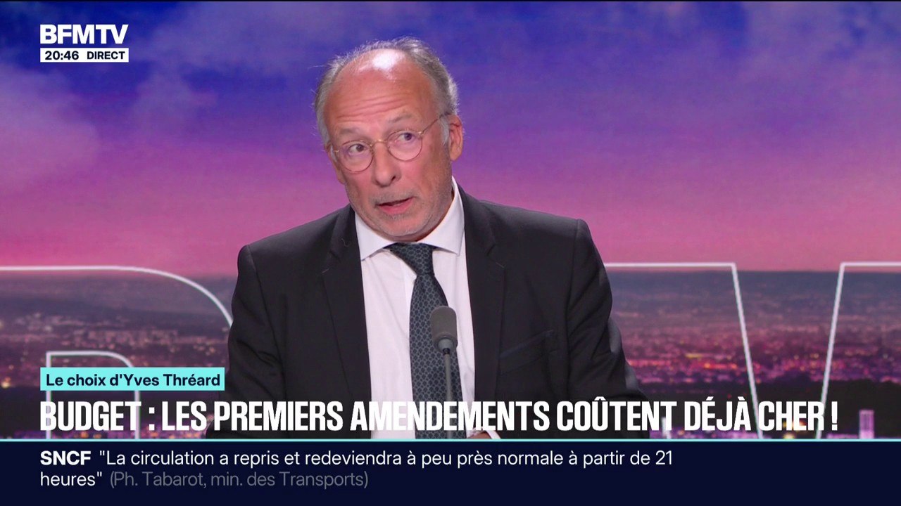 LE CHOIX D'YVES THRÉARD - Les premiers amendements du Budget 2025 coûtent déjà cher