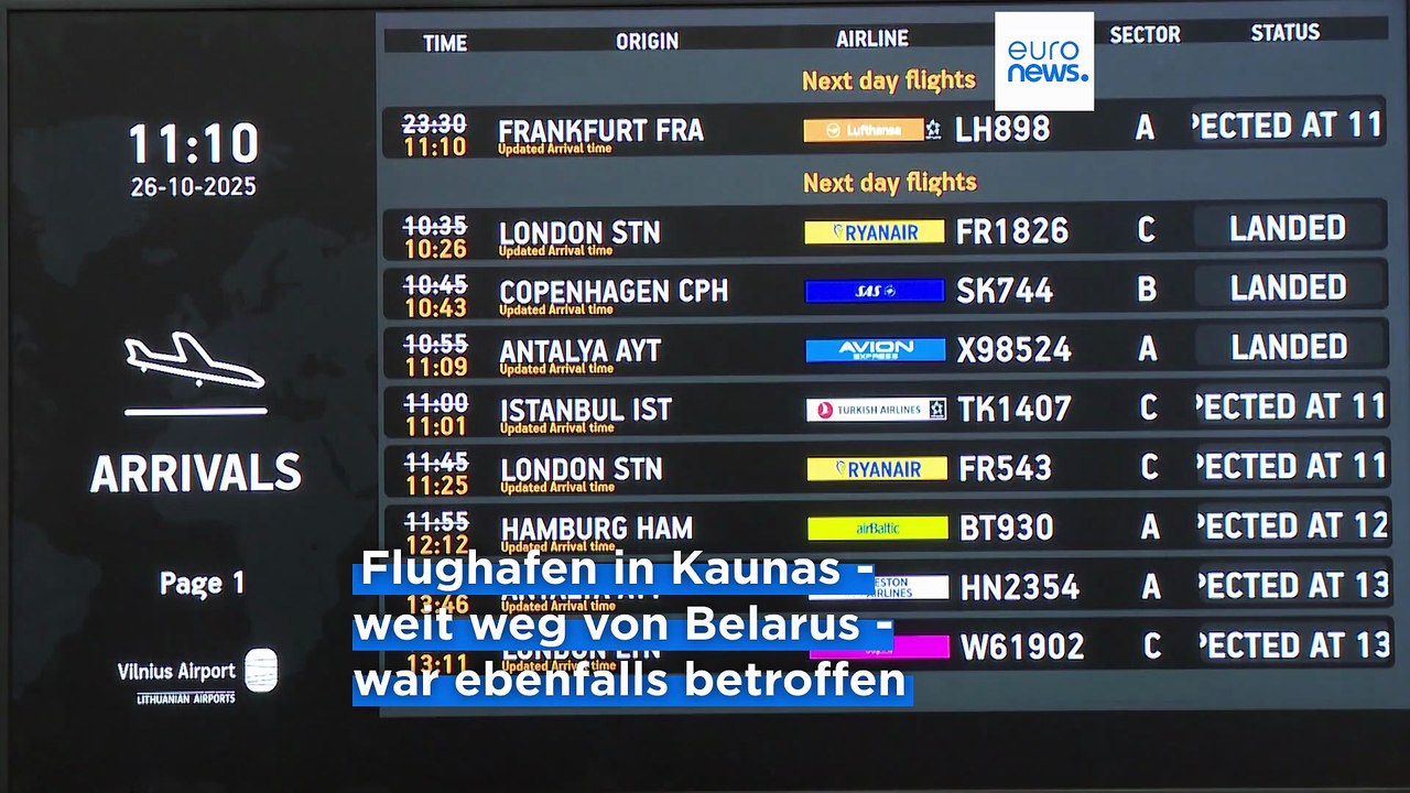 Ballonvorfälle: Litauen plant längere Schließung der belarussischen Grenzübergänge