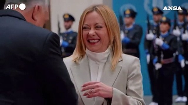Italia-Ungheria, Meloni riceve Orban a Palazzo Chigi