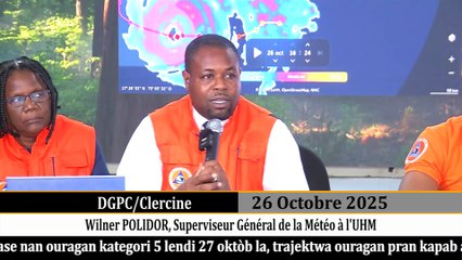 Ouragan Melissa kapab pase nan ouragan kategori 5, lundi 27 Oct la.