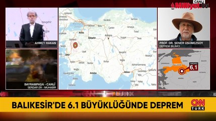 Balıkesir'de 6.1'lik deprem! Prof.Dr. Şener Üşümezsoy'dan açıklama