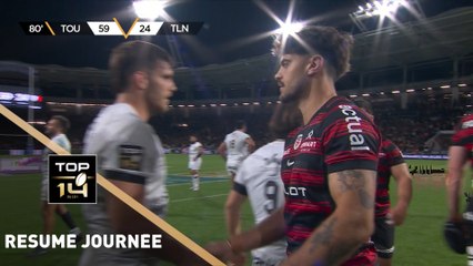 TOP 14 - Résumé de journée de la J08 - Saison 2025-2026 V2