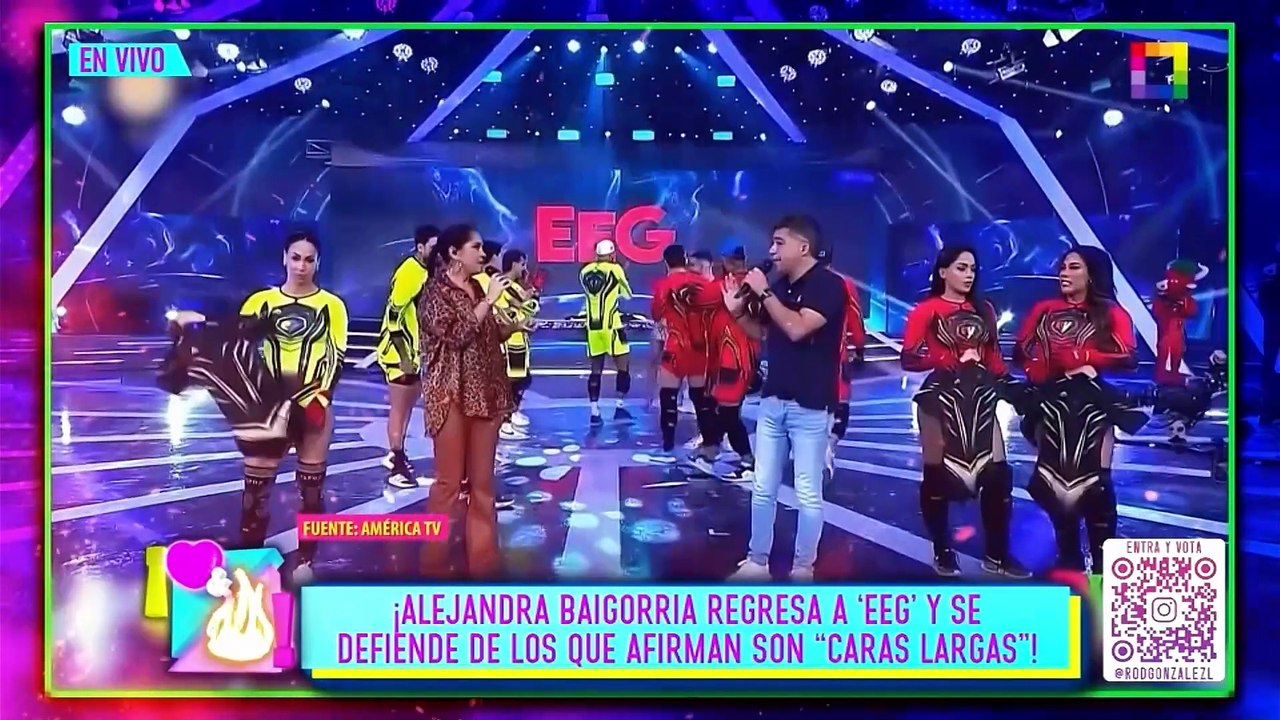 ALEJANDRA REGRESA A ‘EEG’ Y SE DEFIENDE DE LOS QUE AFIRMAN SON “CARAS LARGAS” | Willax