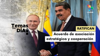 Pdte. Vladímir Putin ratifica acuerdos con Venezuela