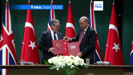 Erdogan y Starmer firman un acuerdo de 9.000 millones de euros para adquirir 20 cazas Eurofighter