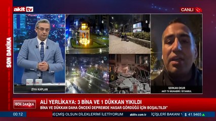 Muhabirimiz Serkan Okur, Depremin hissedilen bölgelerinden olan Avcılar'dan naklen bildirdi.