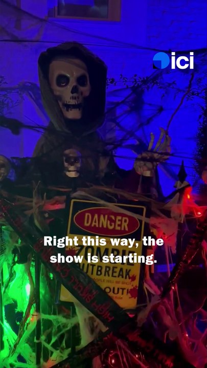 "Bienvenue à la maison de l'épouvante" : ces Calvadosiens ont hanté leur maison pour Halloween