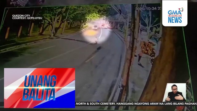 2, patay sa salpukan ng AUV at SUV sa C.P. Garcia Ave.; babaeng sakay ng AUV, kritikal | Unang Balita