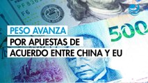 Peso avanza frente al dólar por apuestas de un acuerdo entre China y EU