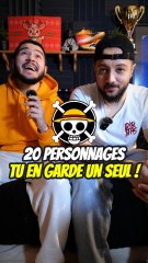 20 personnages de One piece, tu en garde un seul !