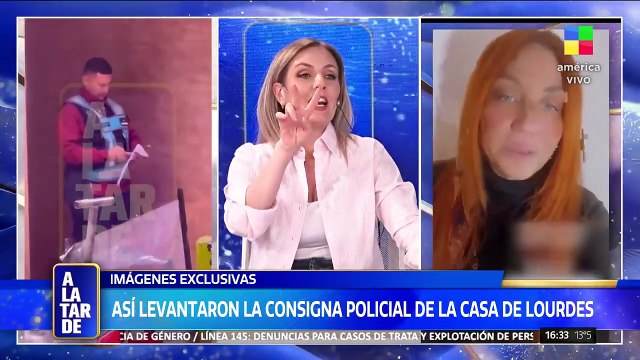 IMÁGENES EXCLUSIVAS: LEVANTARON LA CONSIGNA POLICIAL DE LA CASA DE LOURDES DE BANDANA