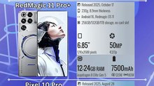 Redmi K90 Pro Max vs RedMagic 11 Pro+ vs picel 10 pro