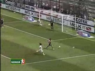 Cagliari Reggina: Amoruso dagli 11 metri