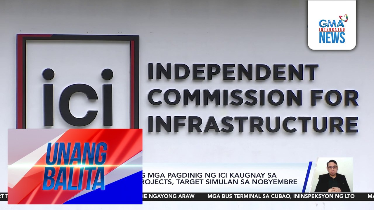 Pag-livestream ng mga pagdinig ng ICI kaugnay sa flood control projects, target simulan sa Nobyembre | Unang Balita