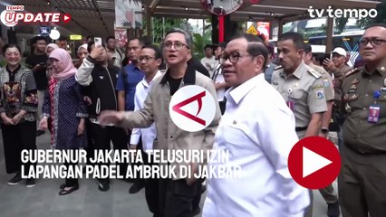 Gubernur Jakarta Telusuri Izin Lapangan Padel Ambruk di Jakbar