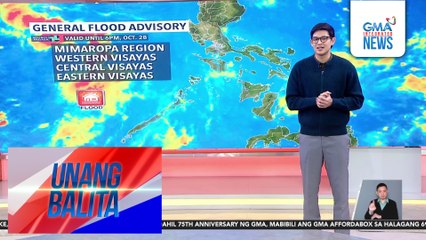 Weather update as of 7AM (October 28, 2025) | Unang Balita