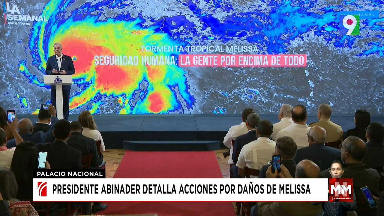 Abinader destaca efectividad de medidas preventivas ante Melissa | Noticias & Mucho MAS