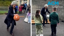 New Irish President shows off sports skills