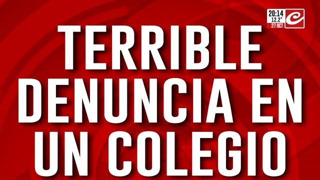 Terrible denuncia en un colegio: acusan a un profesor de abusar de sus alumnas