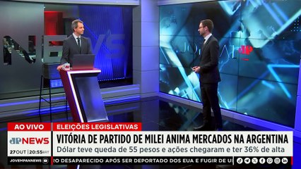 Partido de Milei tem mais de 40% dos votos e vence eleições legislativas na Argentina