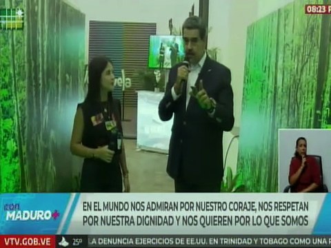 Presidente Maduro recorrió los espacios de la exposición Marca País: Venezuela, si vienes lo entiendes