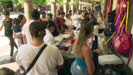Alta respuesta en Tlaquepaque durante jornada de vacunación contra sarampión