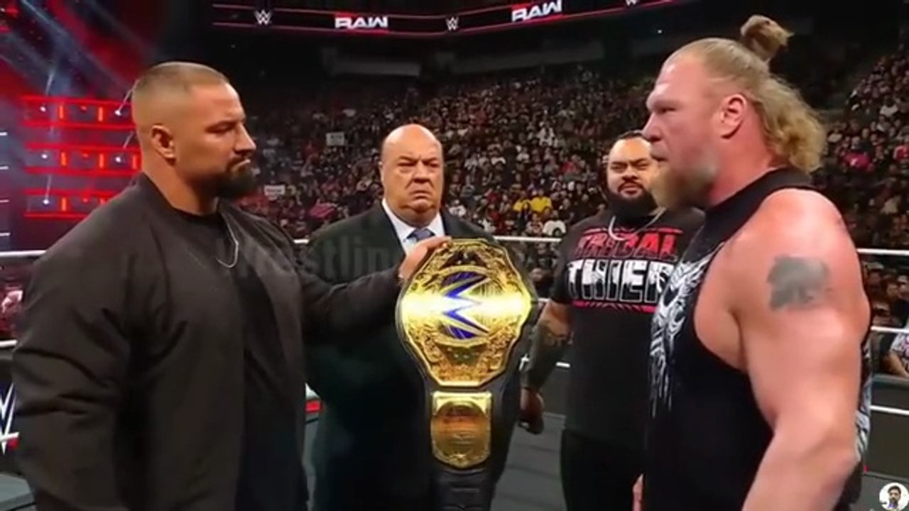 WWE Brock Lesnar Brutal Attack 27 oct