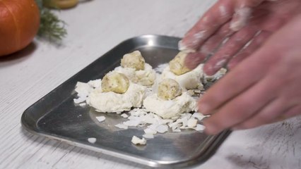 73 Cottage Cheese Pancakes in Coconut Flakes