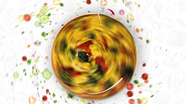 Mashed potatoes with vegetable gravy