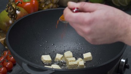 84 Tofu and wood ear mushrooms in oyster sauce.