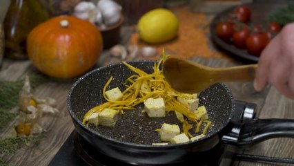 94 Soba with pumpkin in balsamic sauce