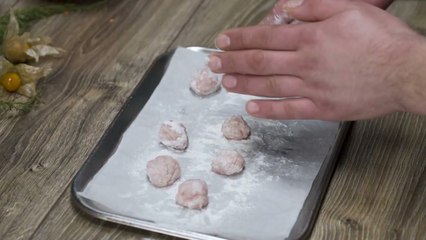 84 Conchiglie with Meatballs in Blue Cheese Sauce